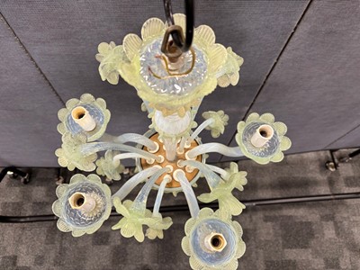 Lot 33 - A mid 20th century Venetian glass chandelier