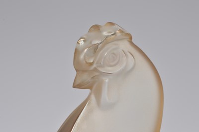 Lot 40 - A modern Lalique glass rooster