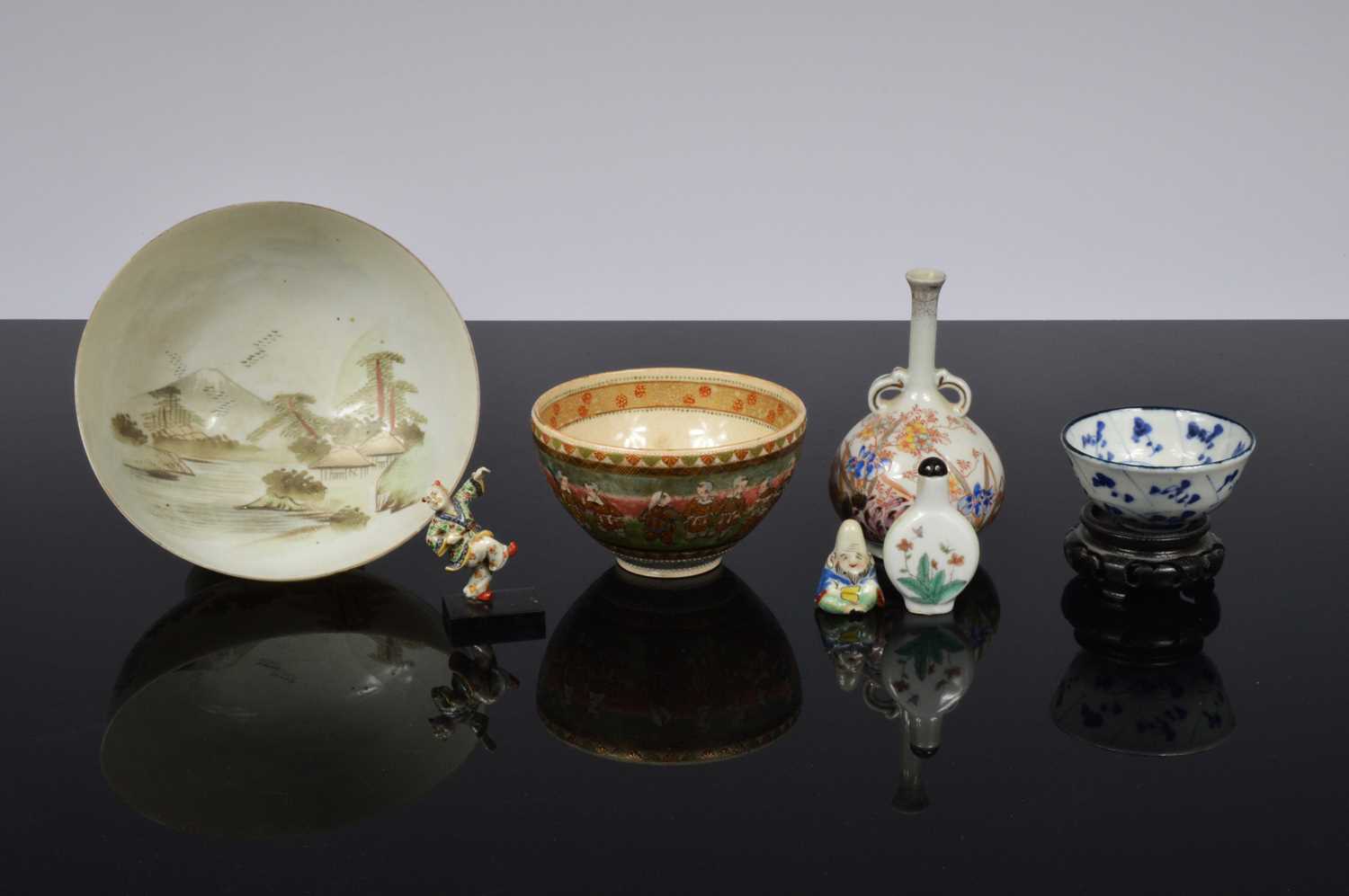 Lot 64 - Seven Far Eastern items of ceramics