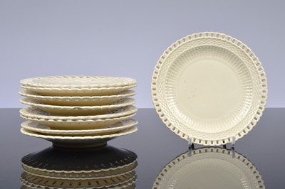 Lot 90 - A collection of Creamware style items