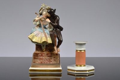 Lot 95 - Four items of Royal Copenhagen porcelain