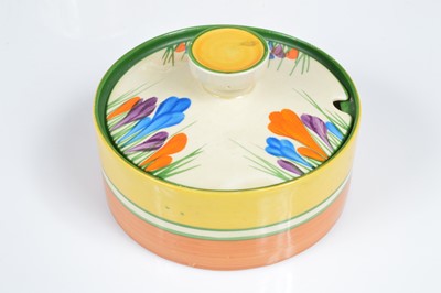 Lot 163 - Four Art Deco period Clarice Cliff Bizarre pottery items and a Shelley Pottery jug