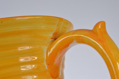 Lot 163 - Four Art Deco period Clarice Cliff Bizarre pottery items and a Shelley Pottery jug