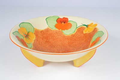 Lot 163 - Four Art Deco period Clarice Cliff Bizarre pottery items and a Shelley Pottery jug