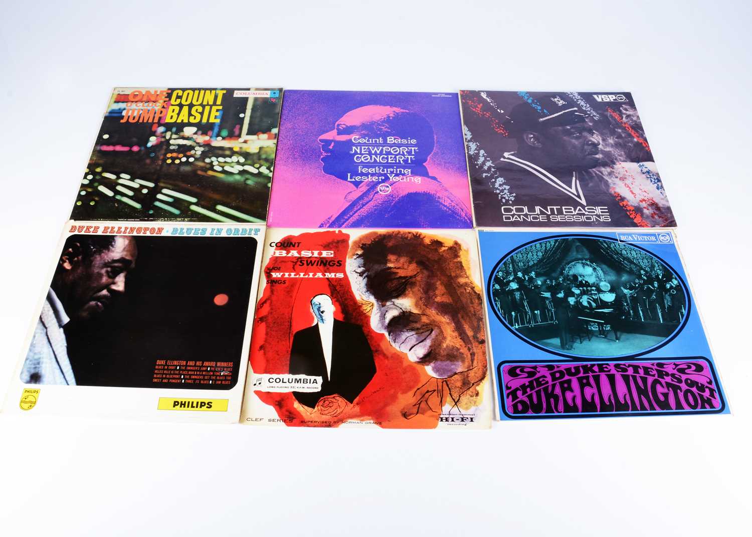 Lot 26 - Count Basie / Duke Ellington LPs
