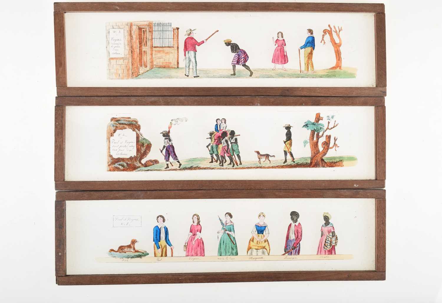 Lot 34 - Ten Sliding Magic Lantern Slides