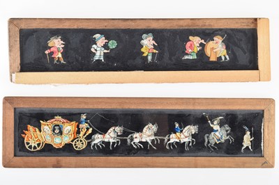 Lot 34 - Ten Sliding Magic Lantern Slides