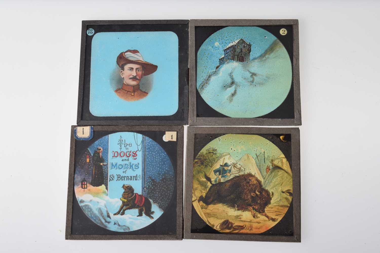 Lot 51 - Four Sets of 3¼'' Magic Lantern Slides