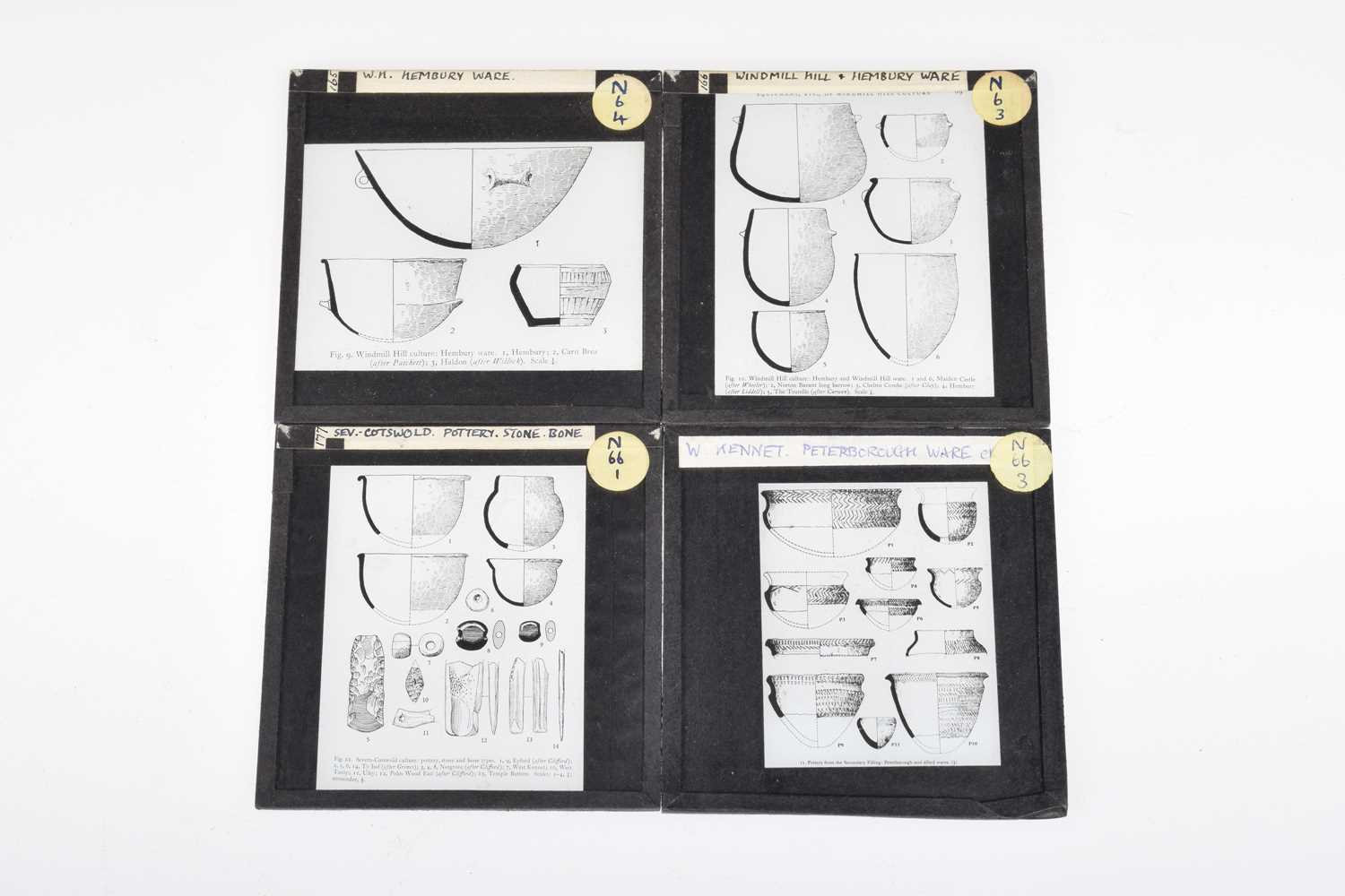 Lot 53 - Approx 300 Archaeological 3¼'' Magic Lantern Slides